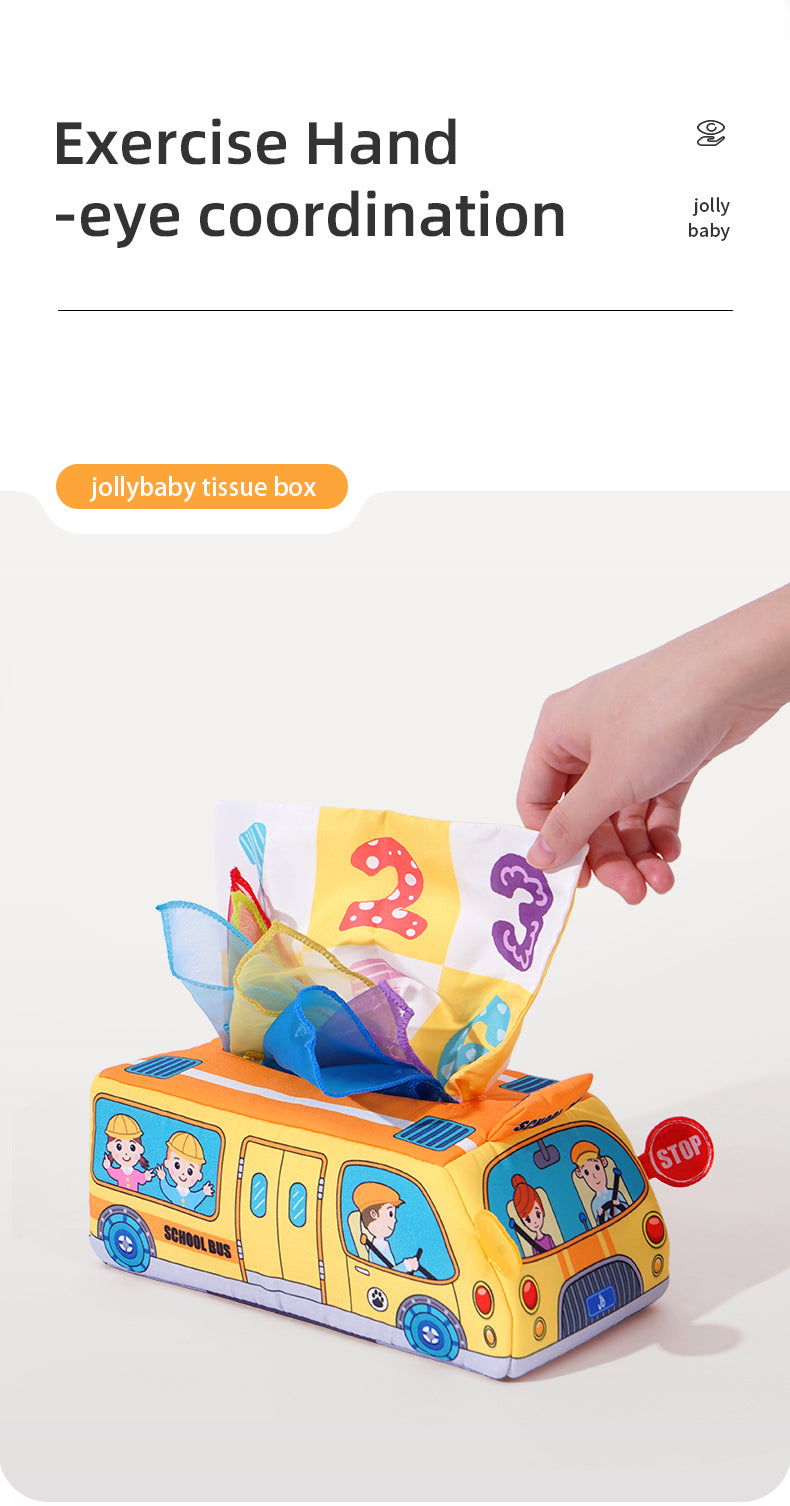 Jollybaby Baby Tissue Box Toy