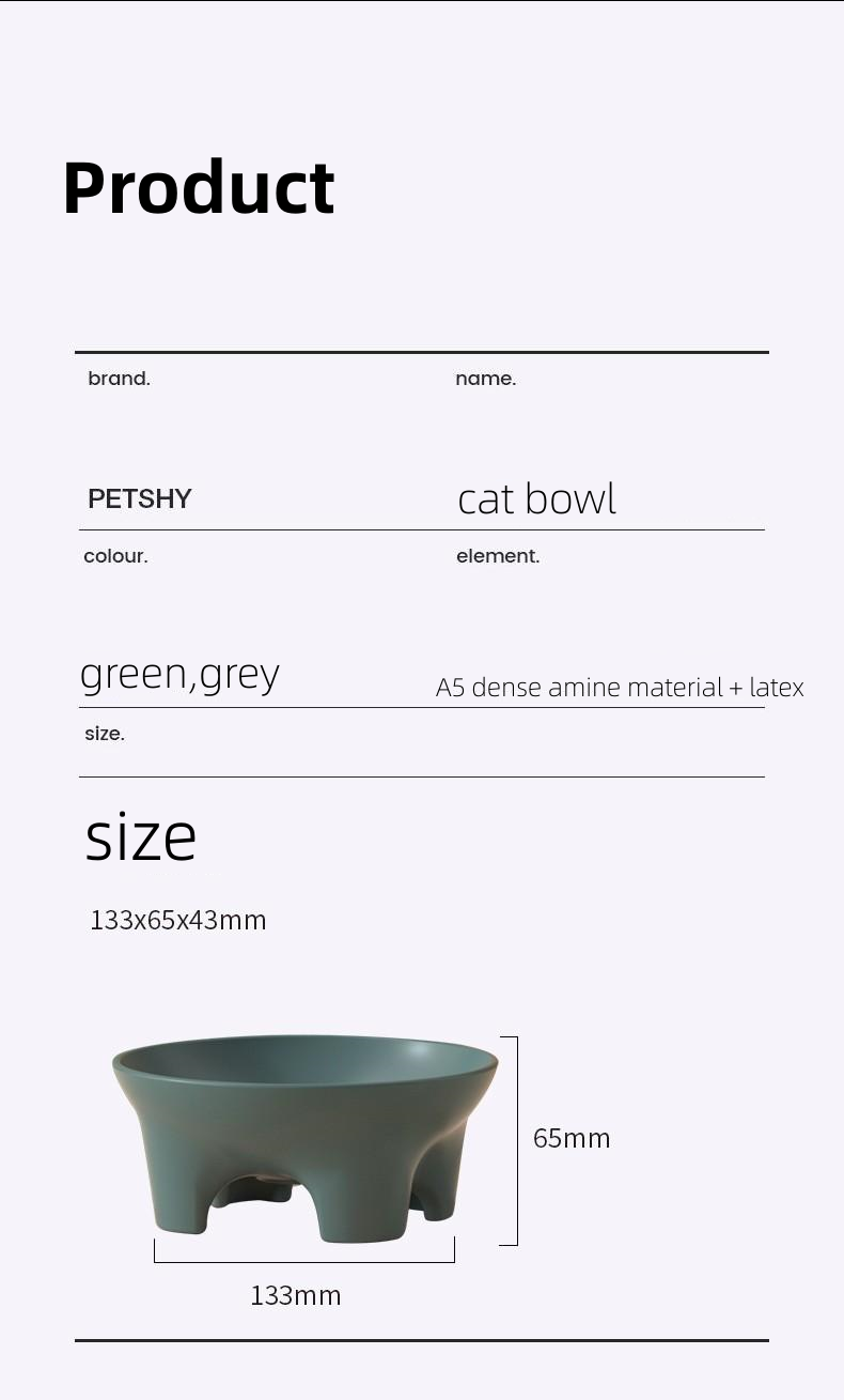 PETSHY Cat Bowl