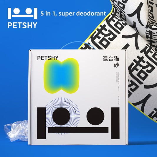 PETSHY 5 in 1 Super Deodorant Cat Litter 2.5KG