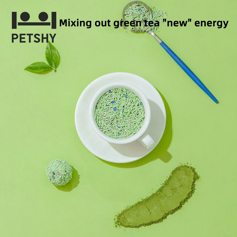 PETSHY Green Tea Giant Cat Litter 2.7KG