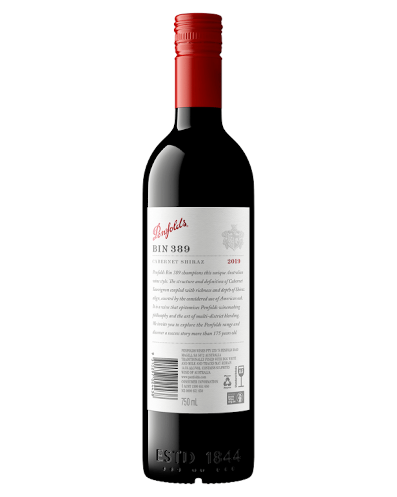 Bin 389 Cabernet Shiraz 2019 750ML