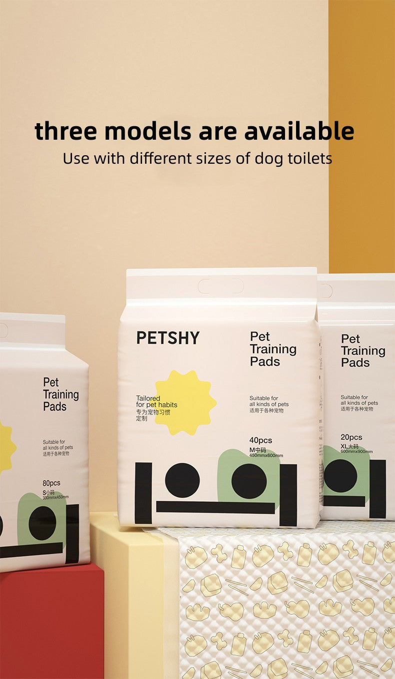 PETSHY Pet Training Urine Pads