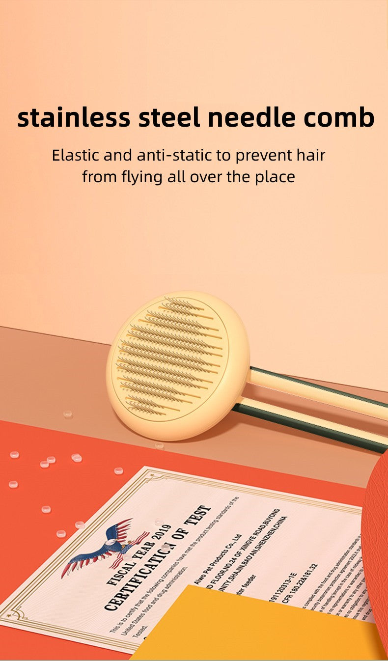 PETSHY Pet Skeleton Hair Removal Brush