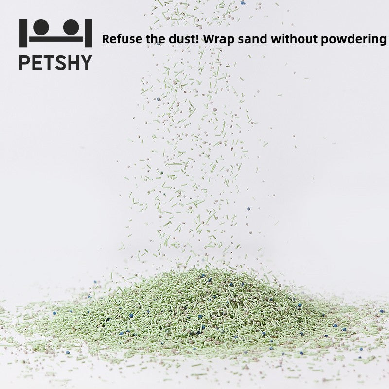 PETSHY Green Tea Giant Cat Litter 2.7KG