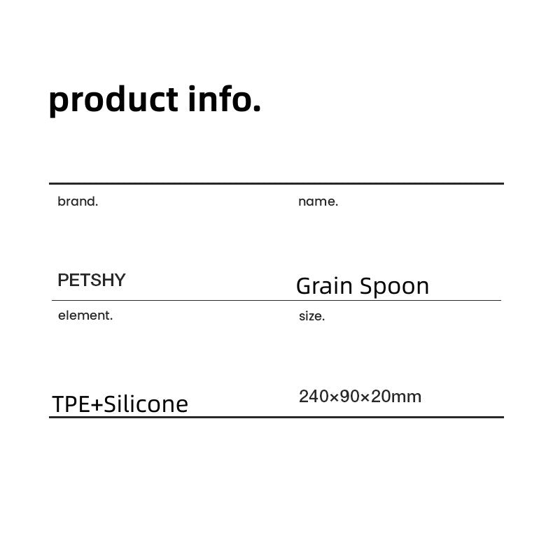 PETSHY Grain Spoon