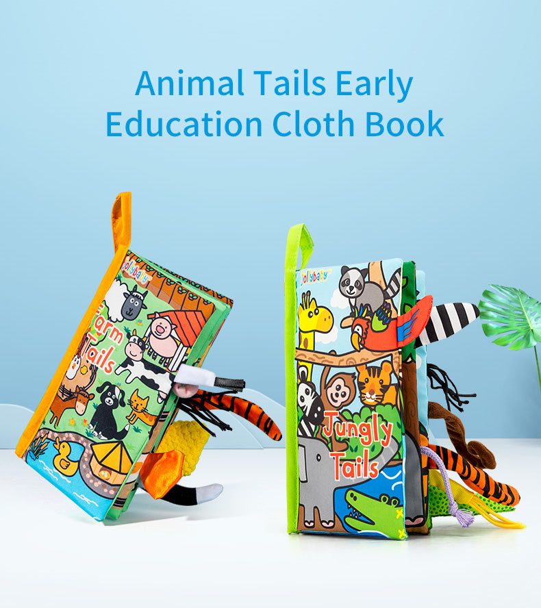 Jollybaby Baby Tails Cloth Books