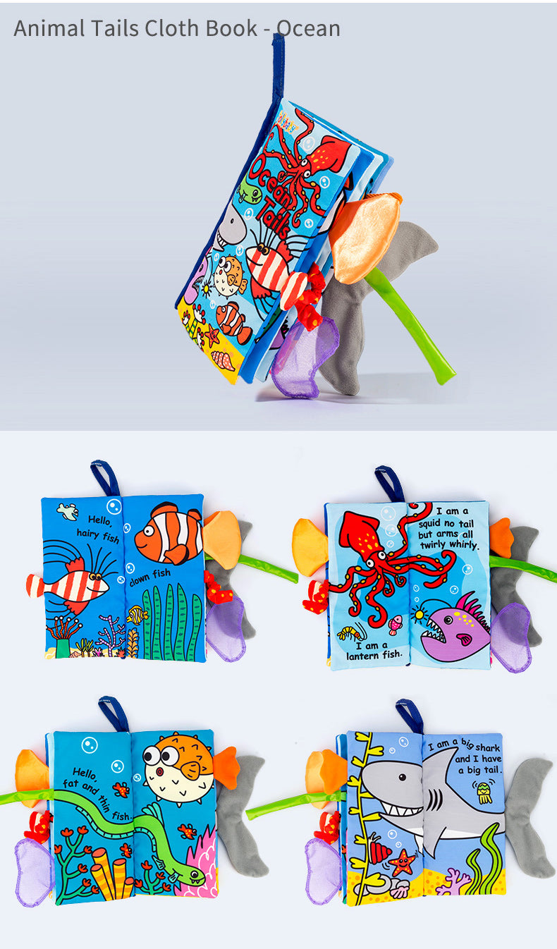 Jollybaby Baby Tails Cloth Books